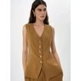 thumbnail image 5 of Buttoned Solid Vest, 5 of 6
