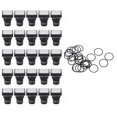thumbnail image 1 of 25Pcs Push Button Switch AC DC 24V 5A with Light Accessory Set Kit for Equipment Machine, 1 of 5
