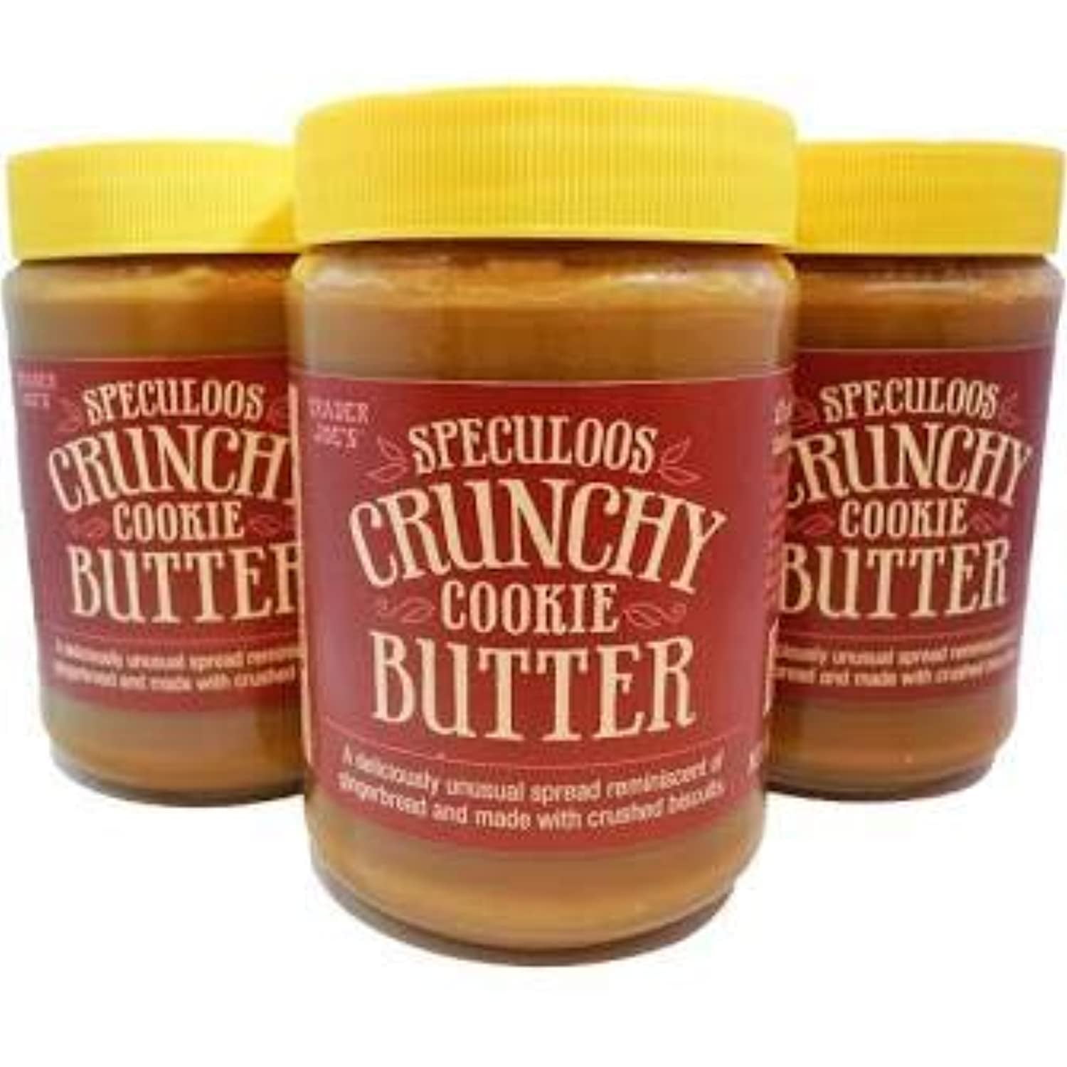 TJ Speculoos Crunchy Cookie Butter Spread 13 Oz (Case Of 3)