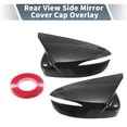 thumbnail image 2 of Cubierta de espejo retrovisor lateral para conductor y pasajero de Unique Bargains para Mazda CX-5 2015-2016 en fibra de carbono negra, 2 of 7