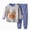 H528-Grey, variant on Little Boys Pajamas Toddler Girls Clothes Cotton 2 Pieces Pjs Kids Jammies Sets Fall Winter Sleepwear 3 6 9 12 18 24 Months 2 3 4 5 6 7 8 9 Years(Green,1-2 Y)