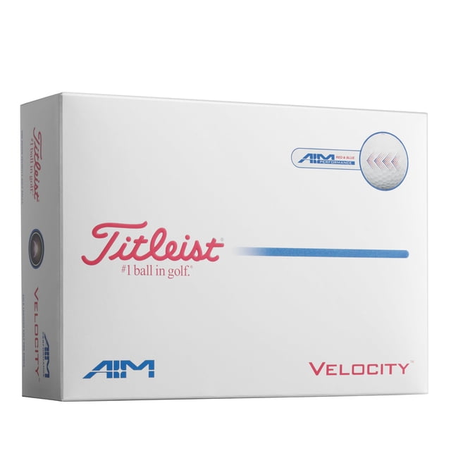 Pelotas de golf Titleist Velocity USA AIM High Speed