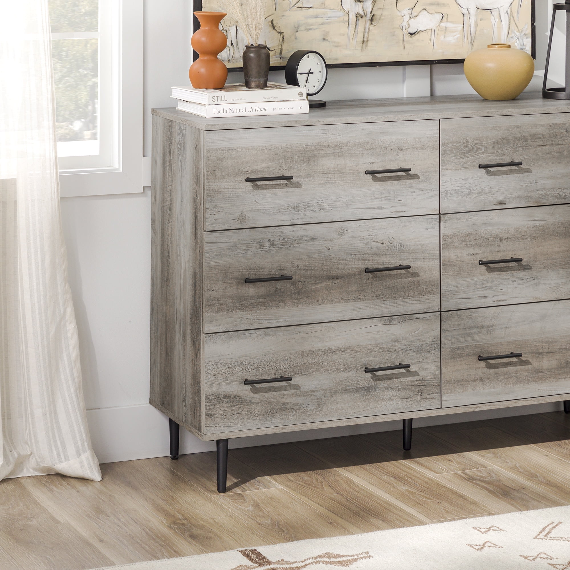 Grey wash wood dresser deals