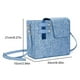 thumbnail image 4 of Almacenamiento Cruzada Al Aire Libre para Mujer Cuero PU Viajes () Azul, 4 of 7
