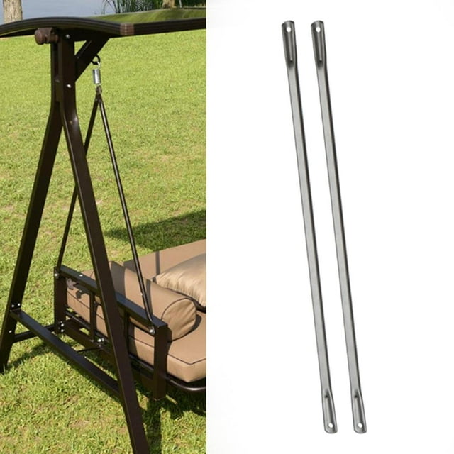 2 varillas de soporte de repuesto para columpios de metal para equipos de exterior de patio trasero Longitud 93 cm