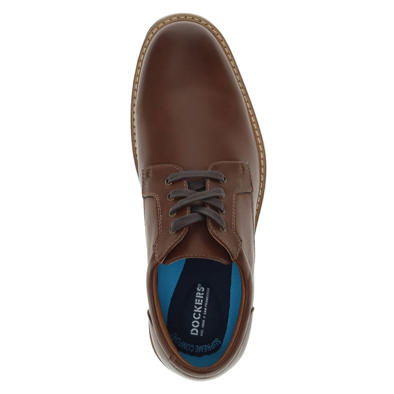 Dockers‎ Mens Dark Brown Leather Lace Up Oxford Dress Shoes Size 11.5 Dockers Handel Men main image 3