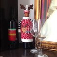 thumbnail image 2 of Botella de Navidad Vino Tinto alce Suministros bolso de la cubierta Cena Decoración Abanopi rojo, 2 of 7