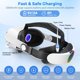 thumbnail image 2 of Correa para la cabeza con batería de 10000 mAh para Oculus Quest 2 Hurra, 2 of 7