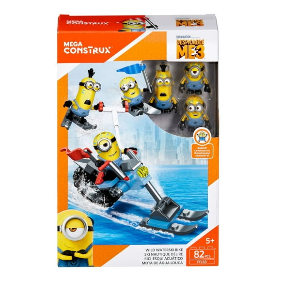Mega Construx Despicable Me Wild Waterski Bike Building Set