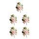thumbnail image 3 of Sonducket Flor artificial de boda de larga duración - de ramillete de boda de bajo mantenimiento rosa claro Type2 NO2, 3 of 6