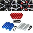 thumbnail image 4 of 20Pcs 21Mm Car Hub Screw Cover Wheel Nut Cap Bolt Rims Nuts + Remova, 4 of 4