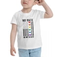 thumbnail image 3 of No Hate In My States Cute Toddler Tshirts for Boys Girls (White, 3T), 3 of 5