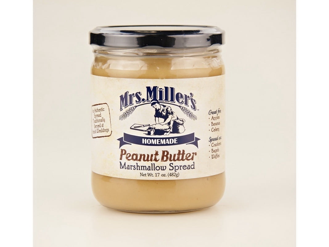 (Price/Case)Mrs. Miller's Peanut Butter Marshmallow Spread 12/17oz, 571325