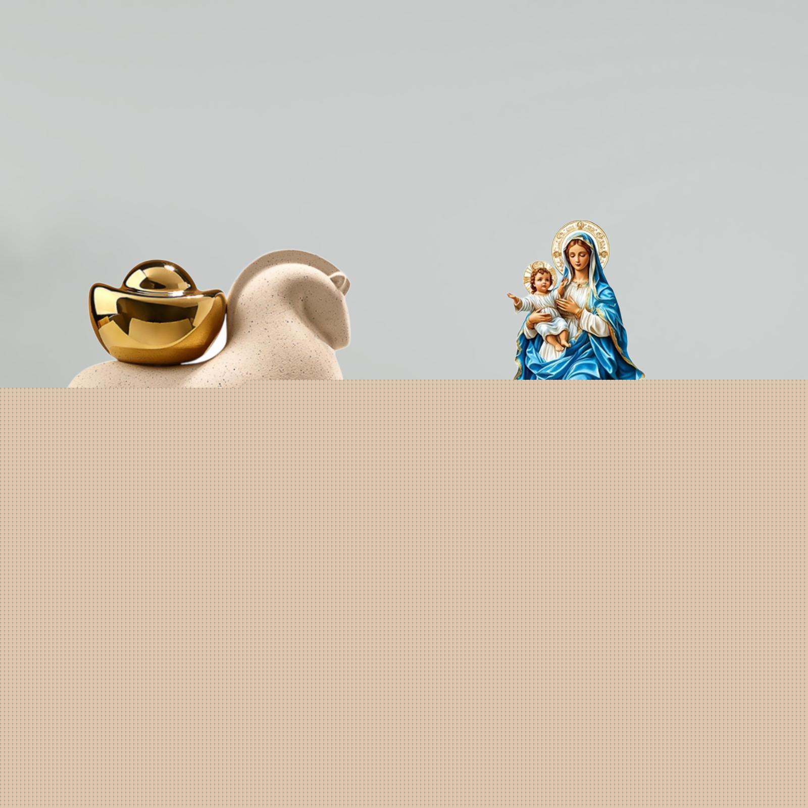 thumbnail image 2 of Estatua De Animal En Miniatura, Decoración De Mesa, Figura Creativa Para El Hogar, Patio, Oficina, Adorno De Escritorio De Acrílico, Regalo único, Mesa, Rincón De Vacaciones, Chimenea, 2 of 8