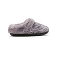thumbnail image 3 of Dearfoams Cozy Comfort Women's Luxe Chenille Knit Clog Slippers, 3 of 5