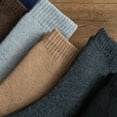 thumbnail image 3 of Calcetines de lana gruesa para hombre Calcetines térmicos cálidos de invierno 6 pares, 3 of 6