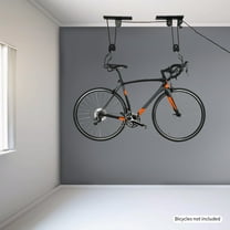4.7*2.5*1.5inch Heavy Duty Bike Hoist Ceiling Mount Pulley Rack Garage Storage Hooks Hanger with High-Quality Material Lanyard