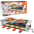 thumbnail image 1 of Parrilla de mesa Raclette MasterChef Dual para 8 personas con piedra y plato, 1 of 9