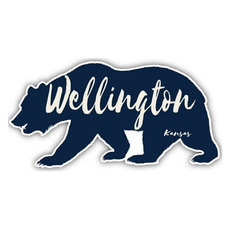 

Wellington Kansas Souvenir 3x1.5-Inch Fridge Magnet Bear Design