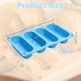 thumbnail image 7 of Trianu Hot Dog Bun Pan, Silicone Hot Dog Bun Molds Sausage Mold Nonstick & Heat proof Baking Pan Bread Mold for Homemade Hotdog Bun Rolls (2 Pack , Blue), 7 of 7