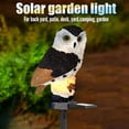 thumbnail image 6 of Solar Landscape Lighting Resin Owl Garden Stake Light Solar Powered Waterproof Outdoor Decorative Lamp Home Decor Collection, 6 of 6