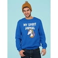 thumbnail image 2 of This Is My Spirit Animal Sweatshirt Men -GoatDeals Designs, Male Large, 2 of 4