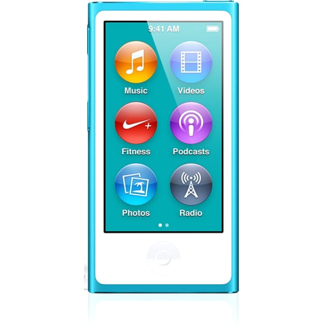 Open Box Apple iPod Nano 7th Generation 16GB Blue | | + 1 Year CPS