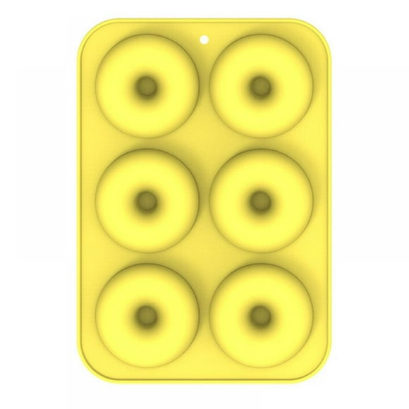 Donut Baking Pan, Silicone, Non-Stick Mold, Bake Full Size Perfect Shaped Doughnuts to Sweeten Your "Hole"