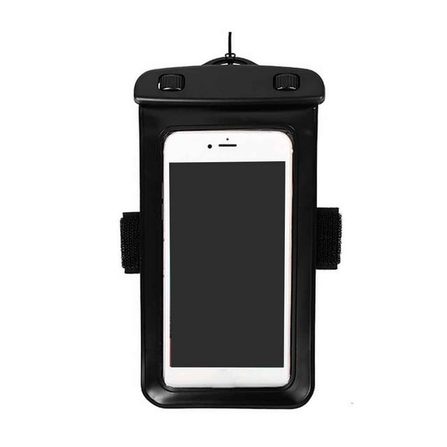 Soidarity Bolsa impermeable para teléfono SummerX, bolsa seca transparente, funda colgante para natación, contenedor de brazo para surf y Fitness, Deportes acuáticos Negro 5.5 pollici Soidarity HW4170-24