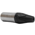 thumbnail image 3 of Seismic Audio  - 4 Pack of Premium 3 Pin XLR Male Cable Connectors - Mic Plugs Silver - SAPT249-4Pack, 3 of 5