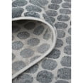 thumbnail image 5 of 2' X 3' Blue And Gray Polka Dots Distressed Stain Resistant Area Rug, 5 of 10