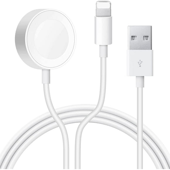 Wireless Charger for Apple Watch 2 in 1, Wireless Magnetic Charging Cable, Portable Charger Compatible with Apple Watch Series SE 6 5 4 3 2