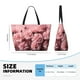 thumbnail image 4 of Easygdp Delicate Pink Carnations Bolsa de Viaje de Playa de Gran Capacidad, Bolsa Tote Perfecta para la Playa, Escapadas de Fin de Semana y Viajes, 4 of 7