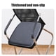 thumbnail image 5 of Asiento de cojín grueso gris oscuro con correa, cojines antideslizantes para taburetes para calor invernal, 5 of 6
