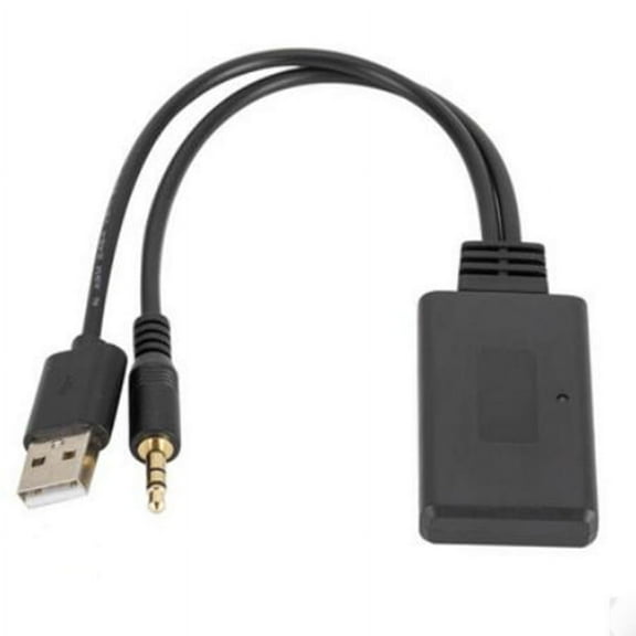 Bluetooth5.0 Receiver Adapter USB 3.5mmAUX Jack Stereo Audio For Car AUX Speaker