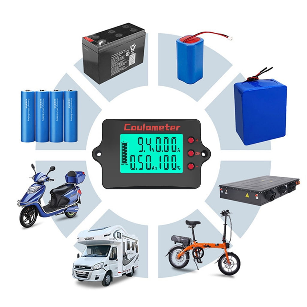MOMOJIA Energy Data Storage Power Meter Digital Multimeter with LCD Display for Accurate Current Voltage Power Measurement Tool