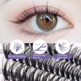 thumbnail image 2 of SURJDE Wispy Lash Clusters Kit,DIY Lash Extension Kit,30D+40D Natural Look Cluster Eyelash Extensions,False Eyelashes for Home Salon, 2 of 7
