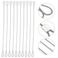 thumbnail image 3 of MRLESS 20pcs Heavy Duty Stainless Steel Wire Rope With Loops Safety Cable Steel Cable Security Rope Sturdy Security Cable With Loops, 3 of 9