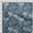 thumbnail image 4 of oneOone Rayon Dusty Blue Fabric Heart,Star & Fashion Quilting Supplies Print Sewing Fabric By The Yard 56 Inch Wide, 4 of 6