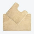 thumbnail image 3 of Luxury Two Piece Microfibre Bath and Pedestal Toilet Mat Set - Non Slip, 3 of 15