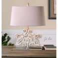 thumbnail image 1 of Uttermost Lampe de Table Schiavoni en Pierre Ivoire, 1 of 2