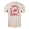 thumbnail image 3 of Men's Levelwear Khaki Carolina Hurricanes Richmond Stained Glass T-Shirt, 3 of 3