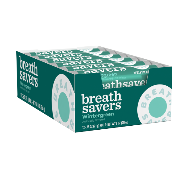 Breath Savers Breath Mints, Wintergreen, 0.75 oz (Pack of 24) Walmart