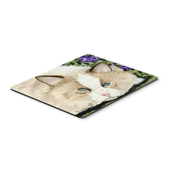 Cat Mouse Pad Hot Pad or Trivet
