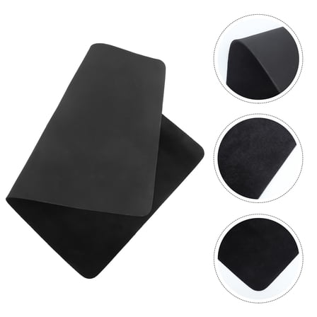 Beaupretty Black Poker Card Magician Mat with Nonslip Backing for Home Use and Game Gimmick Props