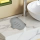 thumbnail image 1 of Jabonera elíptica con drenaje y guía | Sin taladros | Antiacumulación de agua | Jabonera flexible y duradera para baño | Jabonera higiénica para encimera de ducha y lavabo, 1 of 3