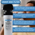 thumbnail image 3 of Omizu Under Sink Filter - Reverse Osmosis Water Skin Filtration System - Under Counter Water Filter - Ultra Filtration Under Sink Water Filter System - Baçtёria Reduction Water Filter, 3 of 5