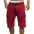 thumbnail image 2 of JDQJBZ Men's Athletic Gym Shorts Print Pocket Drawstring 5 Inch Sport Shorts, 2 of 5