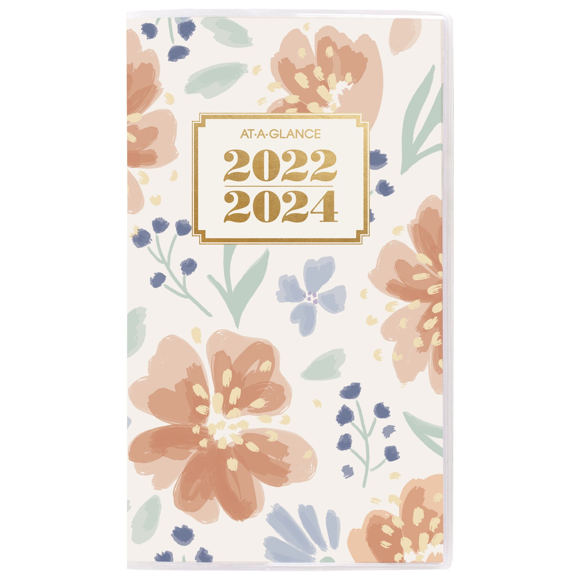 2020 Slim Week to View Diary Decorative Butterflies or Floral Bloom 