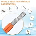 thumbnail image 3 of 2 Double-Sided Diamond Knife Sharpener/1 Retractable Diamond Sharpening Rod,Blade Sharpener Stone Pocket Knife Sharpener, 3 of 5